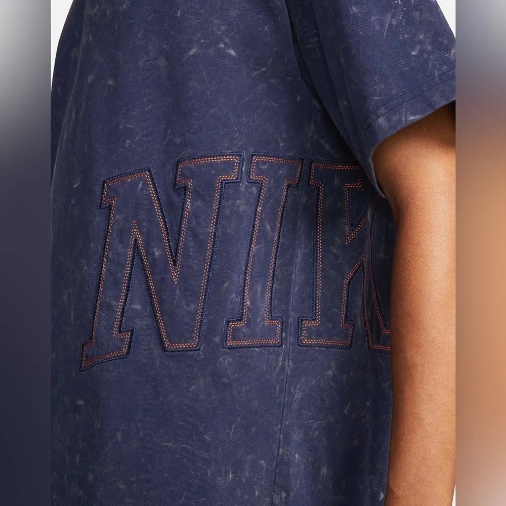 Nike Fadeaway Shirt in Blue and Orange